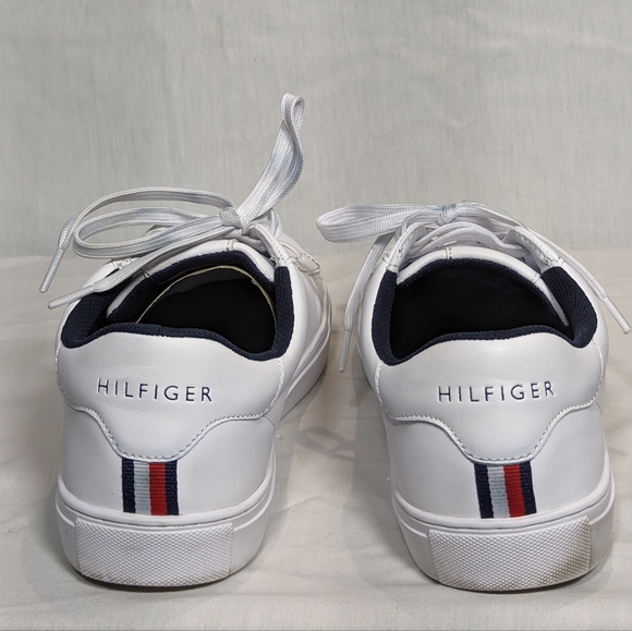 NEW Tommy Hilfiger Mens Brecon Classic Sneaker Sz 11 white - Picture 3 of 11